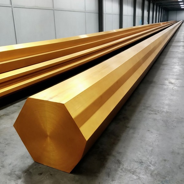 Шестигранник латунный